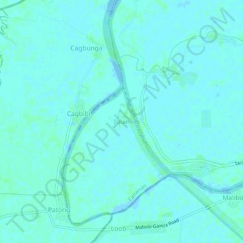 Topografische Karte Iquin, Höhe, Relief