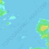 Topografische Karte Castaway Island, Höhe, Relief