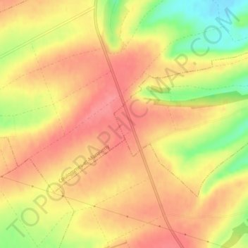 Topografische Karte Champ Bohan, Höhe, Relief