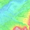 Topografische Karte Refos, Höhe, Relief