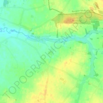 Topografische Karte Nørre Tarp, Höhe, Relief