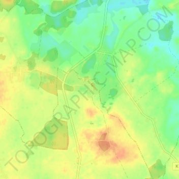 Topografische Karte Unter Brüz, Höhe, Relief