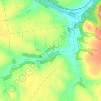 Topografische Karte Angelhausen, Höhe, Relief