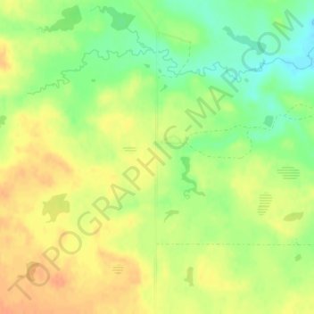 Topografische Karte Styer Number 2 Dam, Höhe, Relief