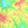 Topografische Karte Le Puy d'Arthugéras, Höhe, Relief
