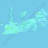 Topografische Karte Key West, Höhe, Relief
