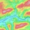 Topografische Karte Nuttlar, Höhe, Relief