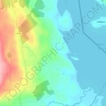 Topografische Karte Myles Big Stone, Höhe, Relief
