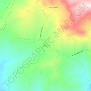 Topografische Karte La Joya, Höhe, Relief