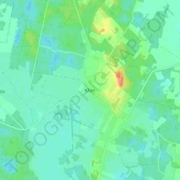 Topografische Karte Liebenberg, Höhe, Relief