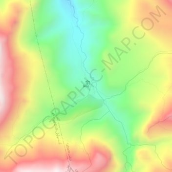 Topografische Karte Ikiss, Höhe, Relief