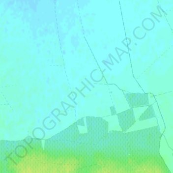 Topografische Karte Castilla, Höhe, Relief