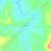Topografische Karte Venda Velha, Höhe, Relief