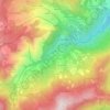 Topografische Karte Fellicarolo, Höhe, Relief