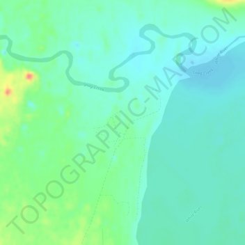 Topografische Karte Snag, Höhe, Relief