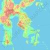 Topografische Karte Southeast Sulawesi, Höhe, Relief