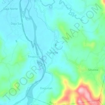 Topografische Karte Torralba, Höhe, Relief