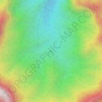Topografische Karte Mount Mariveles, Höhe, Relief