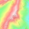 Topografische Karte Pico Tajo Alto de los Machos, Höhe, Relief