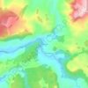 Topografische Karte Te Anga, Höhe, Relief