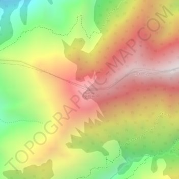 Topografische Karte Numba, Höhe, Relief