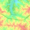 Topografische Karte Apache Flats, Höhe, Relief