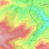 Topografische Karte Les Sables du Moulin À Vent Ou la Route, Höhe, Relief