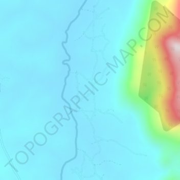 Topografische Karte Kyemtu, Höhe, Relief