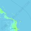Topografische Karte Scotland Cay, Höhe, Relief