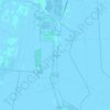 Topografische Karte Pomposa, Höhe, Relief