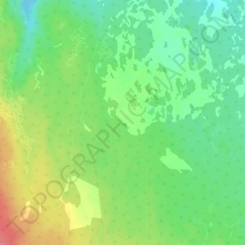 Topografische Karte Skandinavische Halbinsel, Höhe, Relief