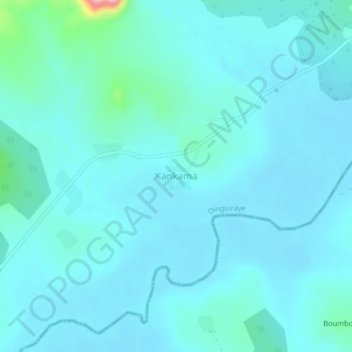 Topografische Karte Kankama, Höhe, Relief