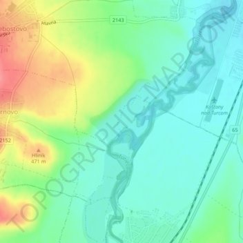 Topografische Karte Kontur, Höhe, Relief