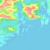 Topografische Karte Svolvær, Höhe, Relief