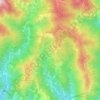 Topografische Karte Tuvio, Höhe, Relief
