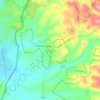 Topografische Karte باقة الشرقية, Höhe, Relief