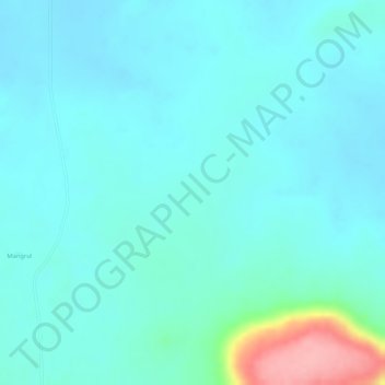 Topografische Karte Indian subcontinent, Höhe, Relief