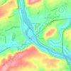 Topografische Karte Weissport, Höhe, Relief