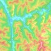 Topografische Karte Plum Orchard, Höhe, Relief