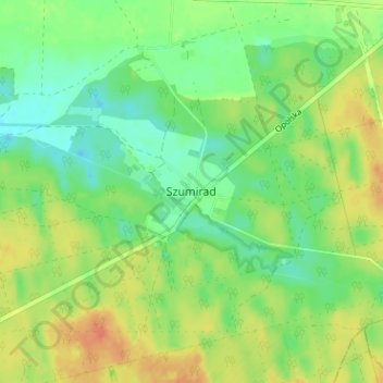 Topografische Karte Sausenberg, Höhe, Relief