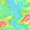 Topografische Karte Bochenkowa Dolina, Höhe, Relief