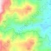 Topografische Karte Enxerto, Höhe, Relief