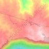Topografische Karte บ้านรักไทย, Höhe, Relief