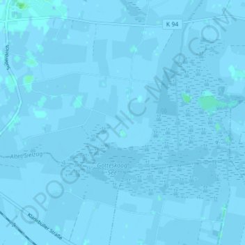 Topografische Karte Bundesgaard, Höhe, Relief