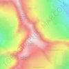 Topografische Karte Sattelhorn, Höhe, Relief