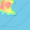 Topografische Karte Ponta de Leste, Höhe, Relief