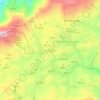 Topografische Karte Forquilha, Höhe, Relief
