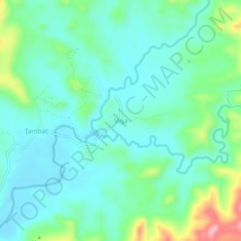 Topografische Karte Viga, Höhe, Relief