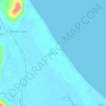 Topografische Karte Aguit-it, Höhe, Relief