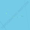 Topografische Karte Majuro Atoll, Höhe, Relief